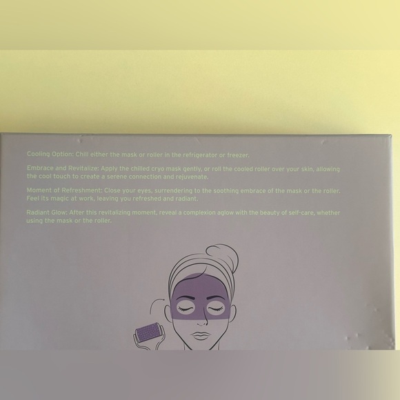 Anthropologie Lavish Luminescence Cryo Face Mask + Roller Set - Picture 5 of 7